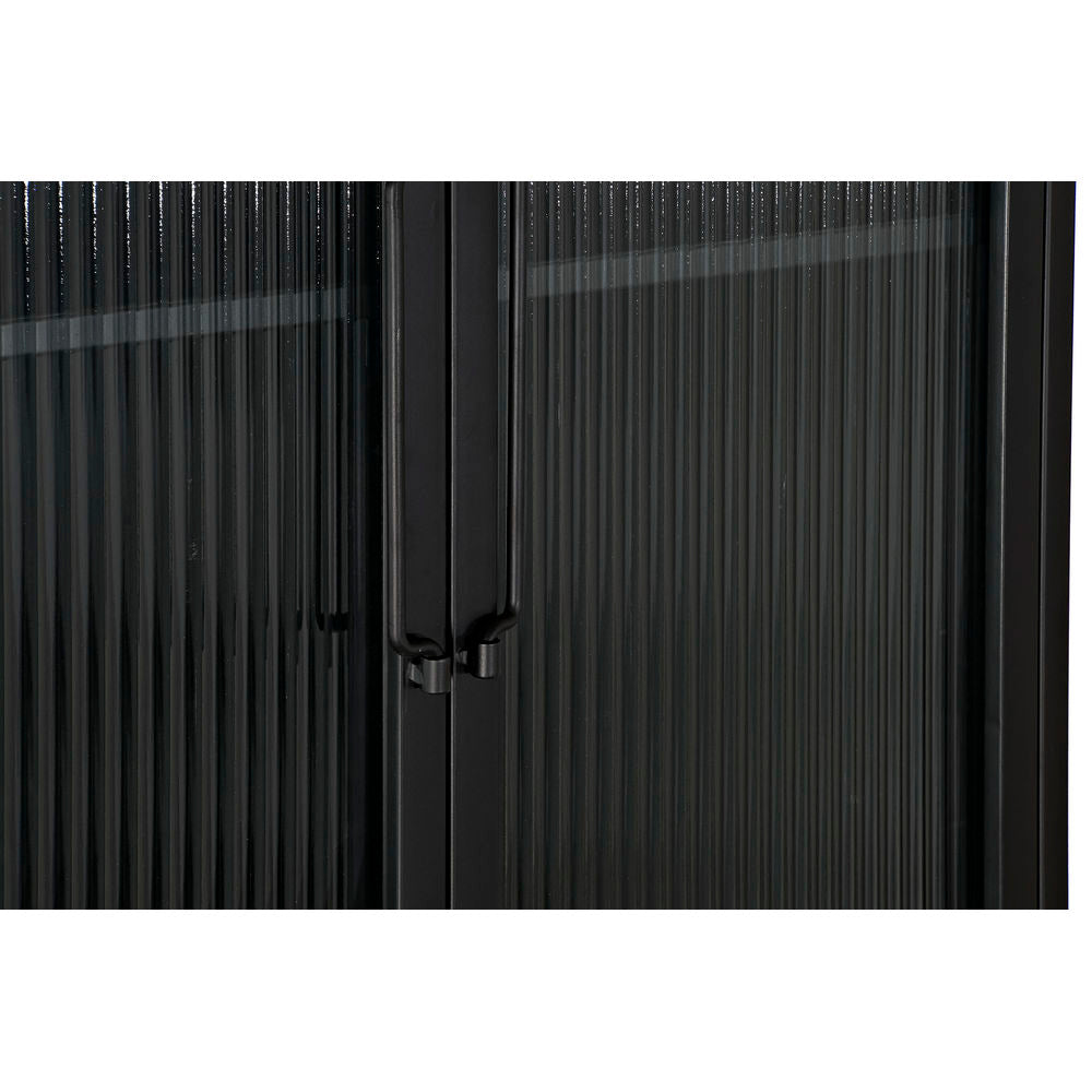 Présentoir DKD Home Decor Noir Métal Verre (60 x 40 x 170 cm)