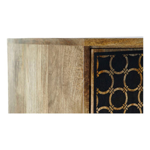 Buffet DKD Home Decor Métal Bois de manguier (84 x 43 x 151 cm)