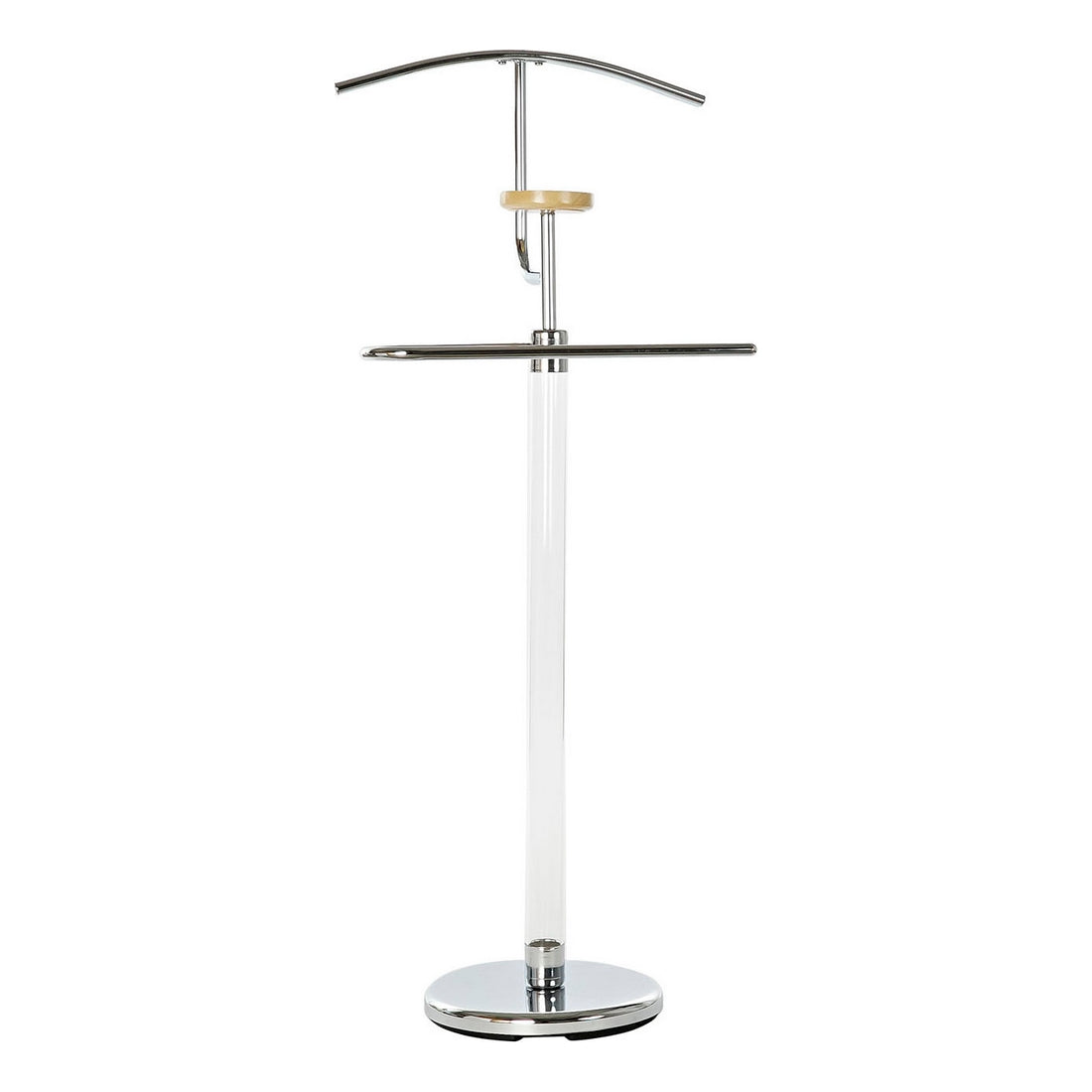 Valet de Nuit Industriel Loft Home Decor Bois Métal (46 x 28 x 105 cm)