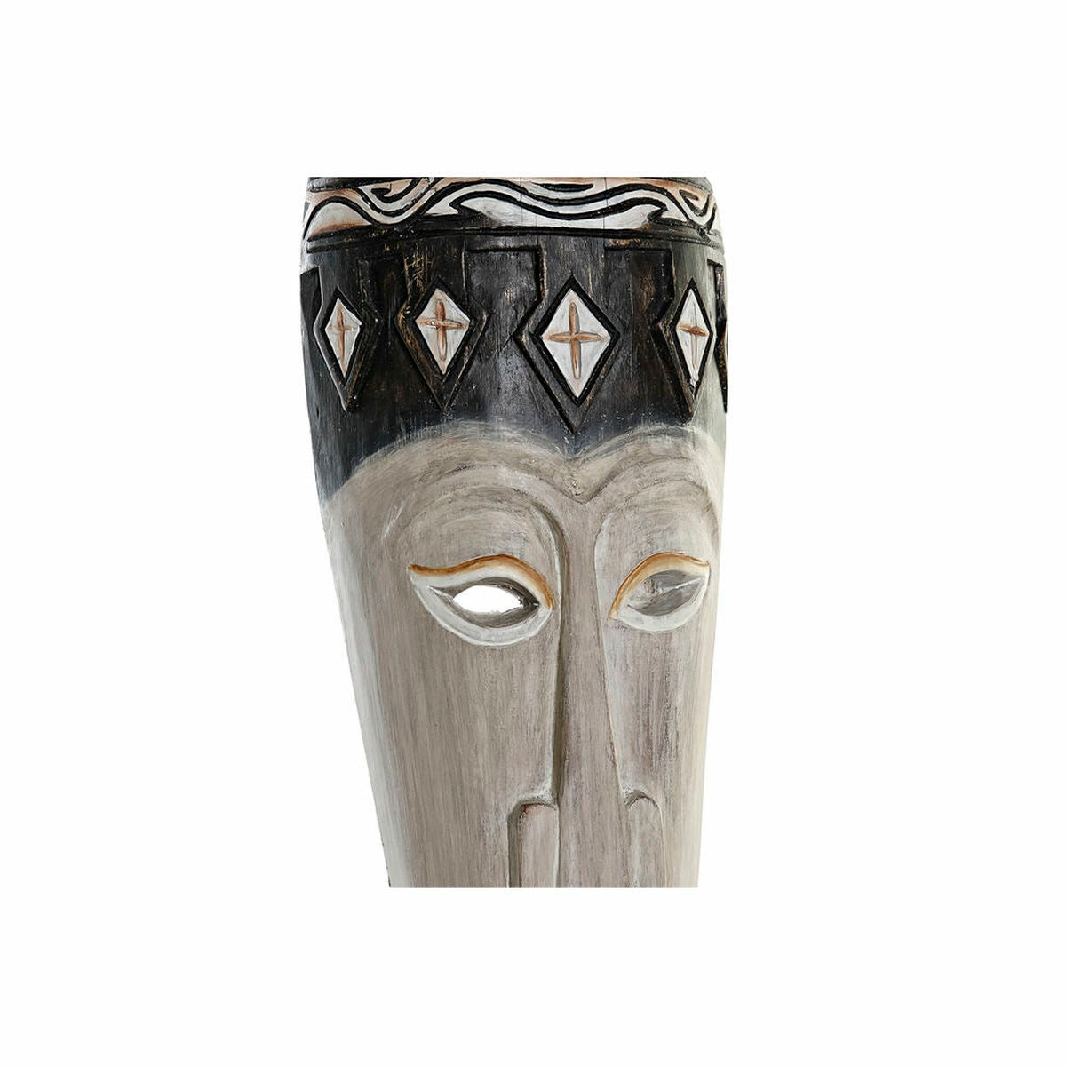 Figurine Décorative DKD Home Decor Bambou Fer Masque (19 x 10 x 78 cm)