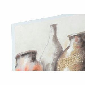Painting DKD Home Decor Canvas Vase (90 x 2,7 x 60 cm) (2 Units)