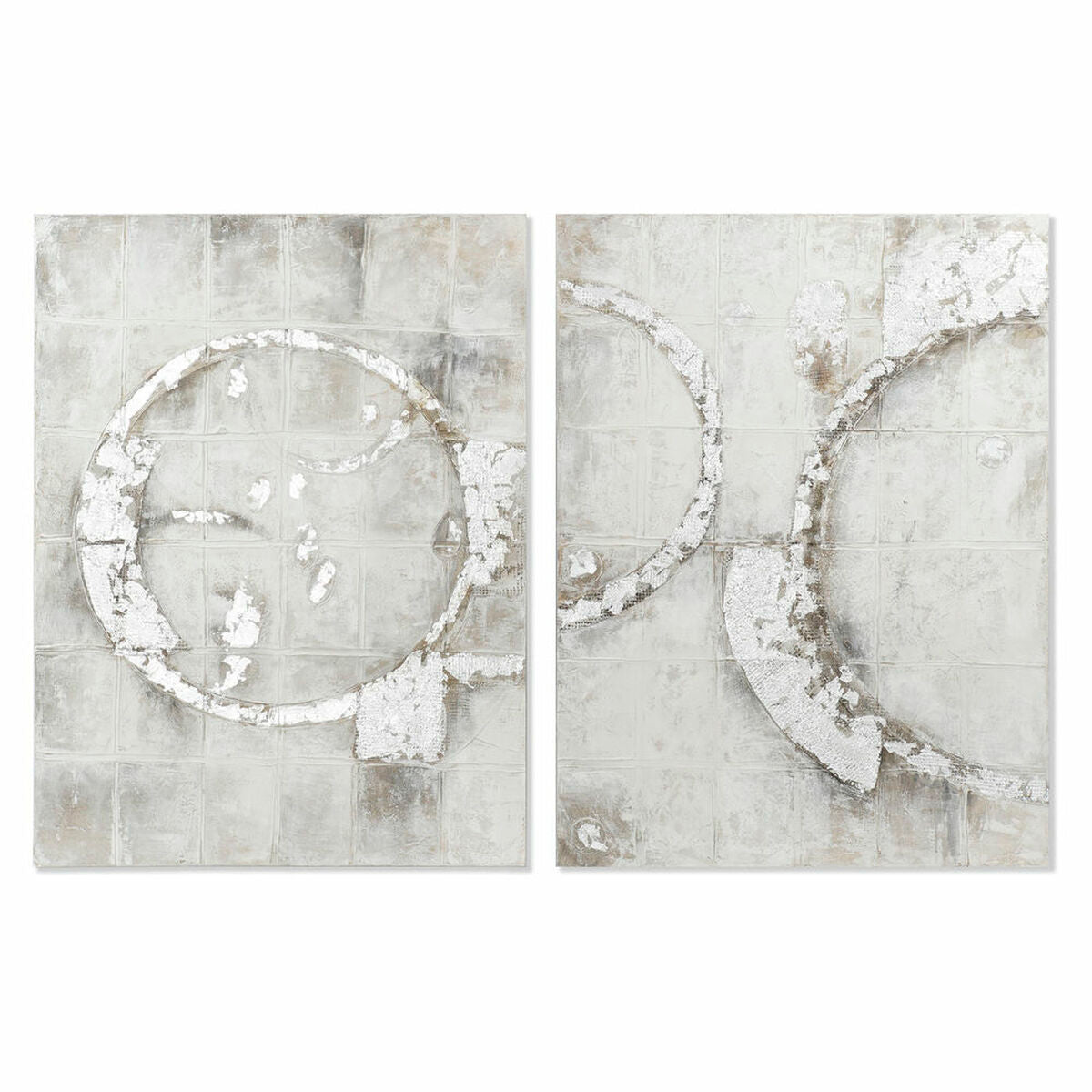 Cadre DKD Home Decor Toile Abstrait Moderne (90 x 3,8 x 120 cm) (2 Unités)
