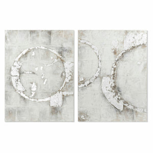 Cadre DKD Home Decor Toile Abstrait Moderne (90 x 3,8 x 120 cm) (2 Unités)