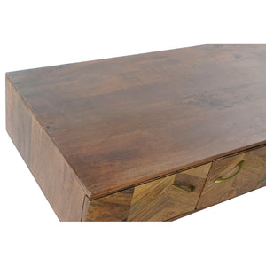 Table Basse Design Tropical Home Decor Métal Bois de manguier (120 x 60,5 x 46 cm)