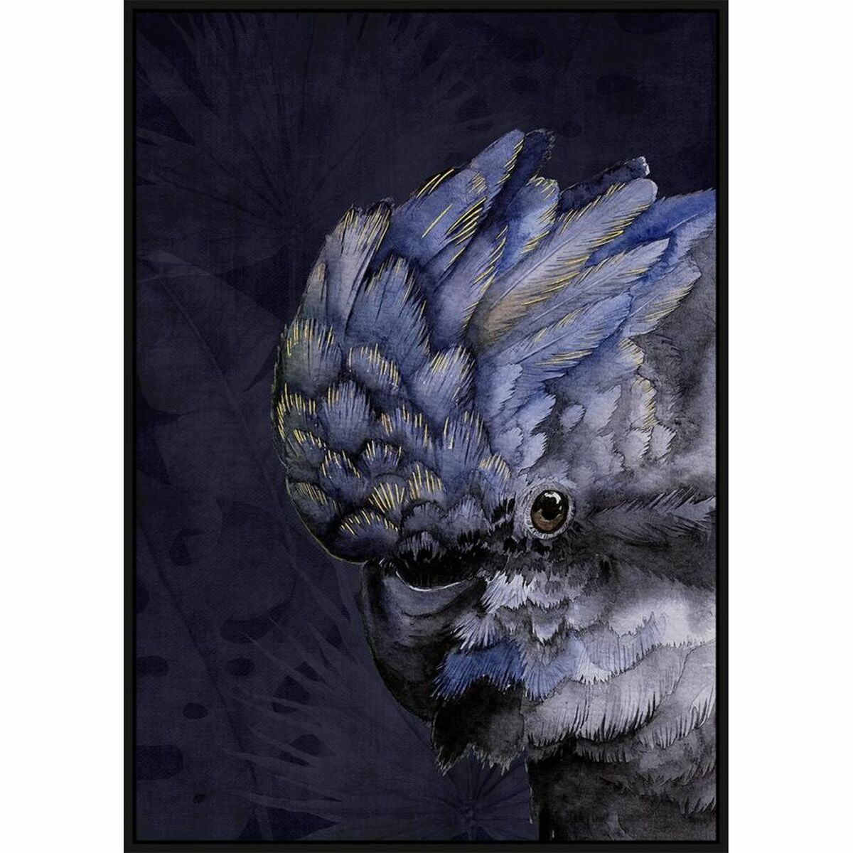 Painting DKD Home Decor Parrot Tropical (83 x 4,5 x 123 cm) (2 Units)