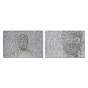 Cadre DKD Home Decor Buda Oriental (120 x 2,8 x 80 cm) (2 Unités)