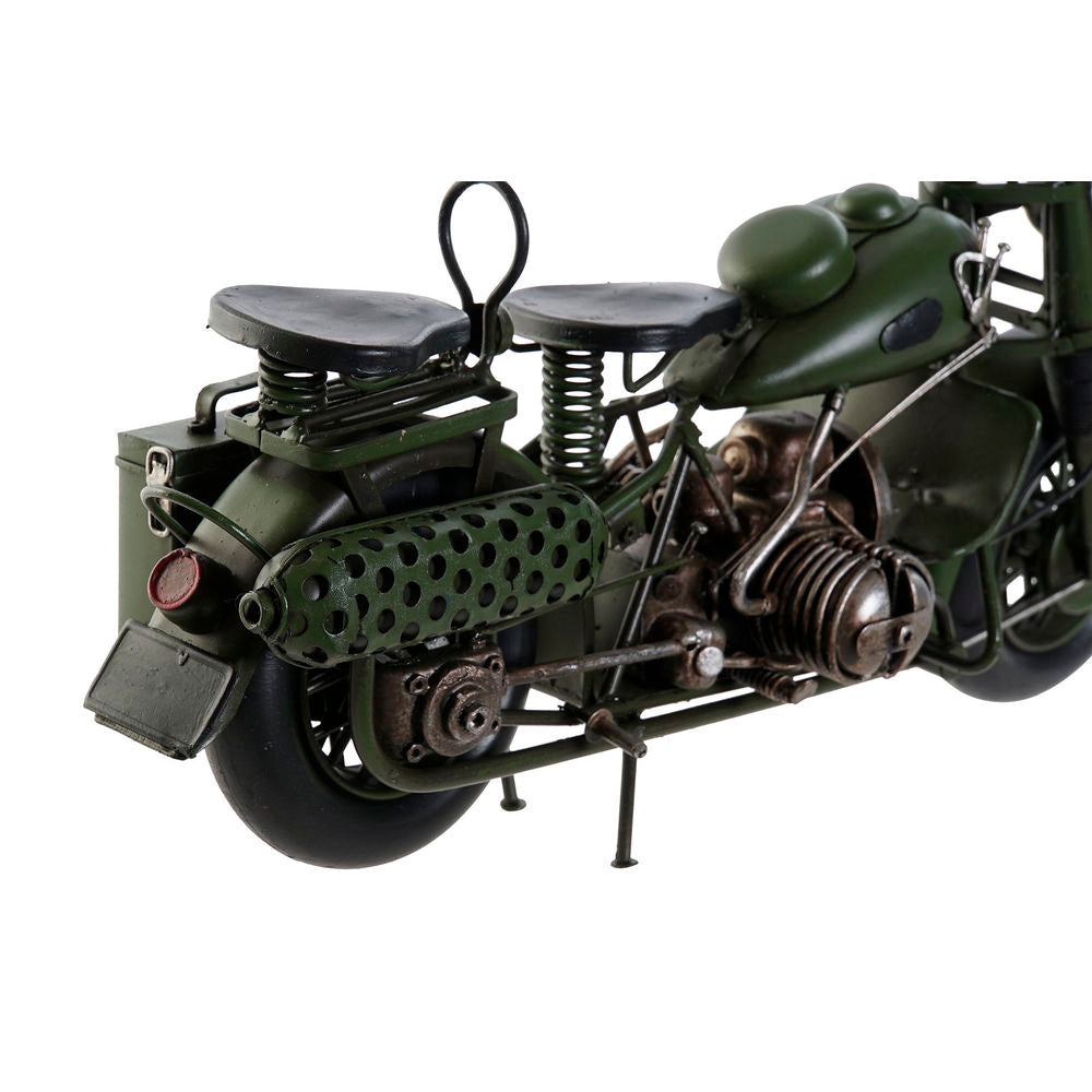 DKD Home Decor Vintage Motocicleta Vehículo (2 piezas) (34 x 12 x 17 cm)