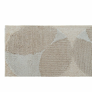 Tapis DKD Home Decor Beige Polyester Cercles (60 x 240 x 0.9 cm)