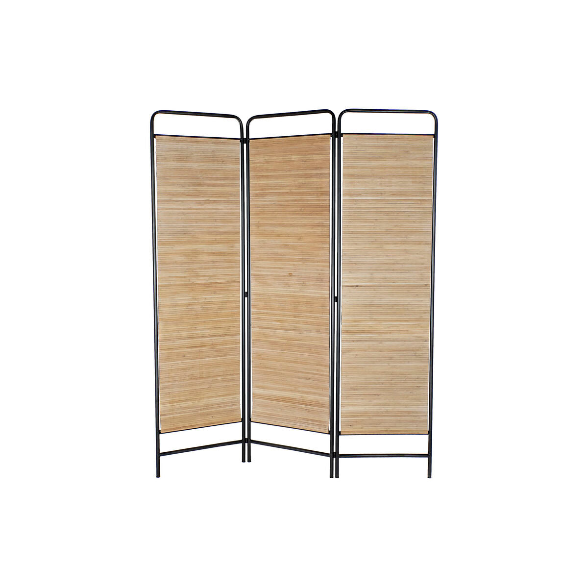 Folding screen DKD Home Decor Metal Bamboo (148 x 2 x 180 cm)