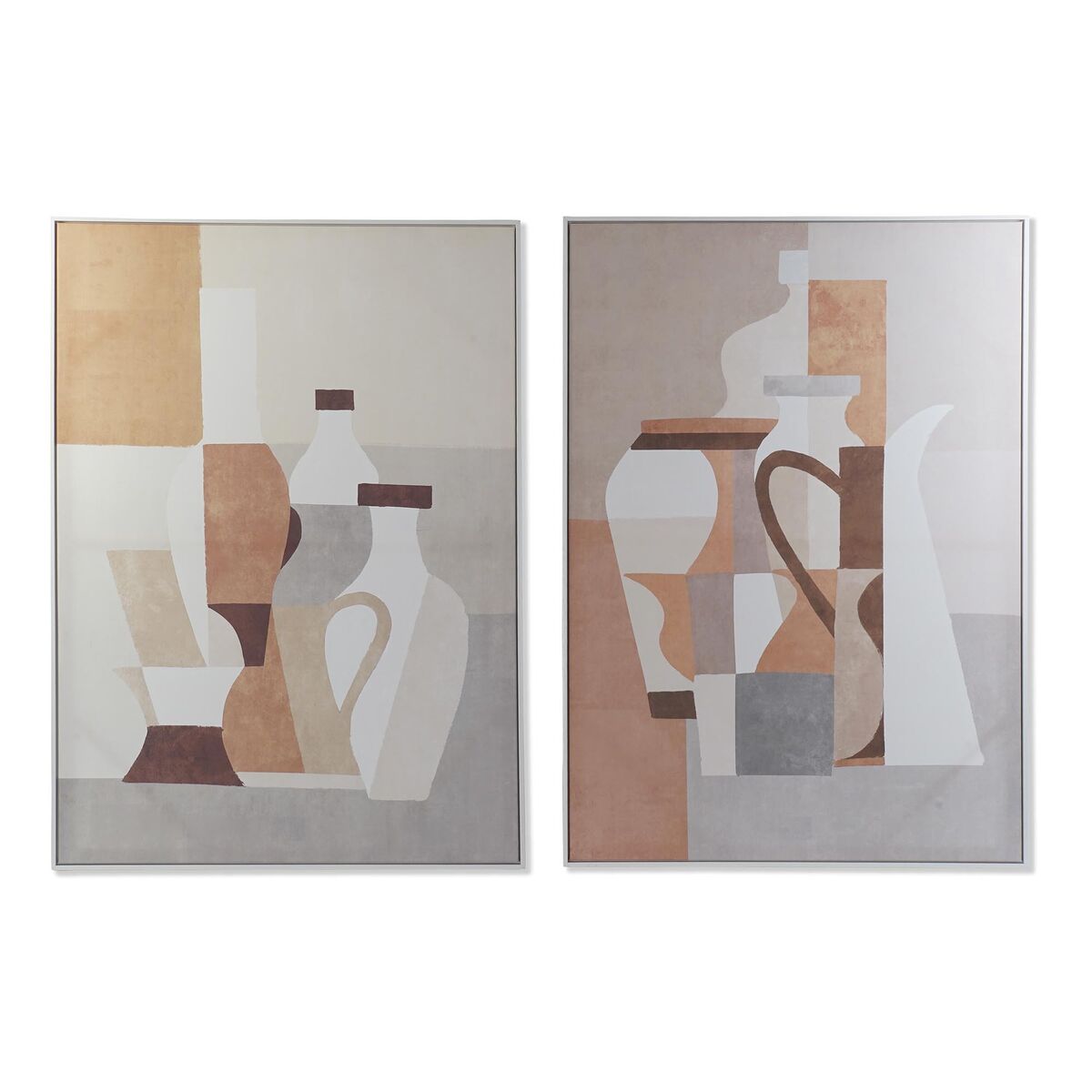 Cadres Muraux Design Vases Abstraits (100 x 4 x 140 cm) (2 Unités)
