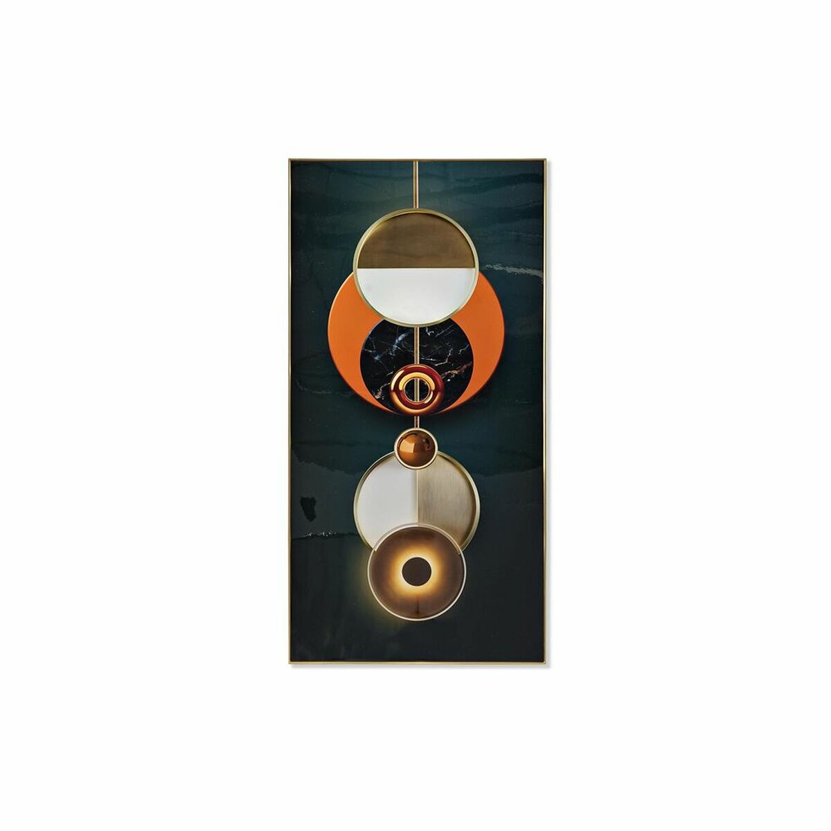 Marco de diseño de decoración del hogar Art Deco (80 x 3 x 160 cm)