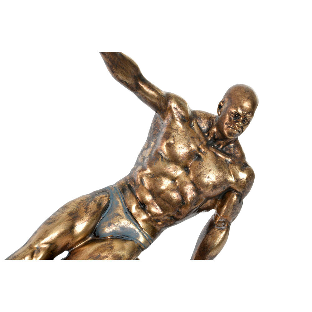 Decorative Figure DKD Home Decor Golden Resin Gymnast Modern (27 x 11 x 39 cm)