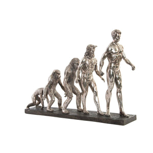 Figurine Décorative DKD Home Decor Origin of Species Argenté Résine Moderne (55 x 18 x 42 cm)