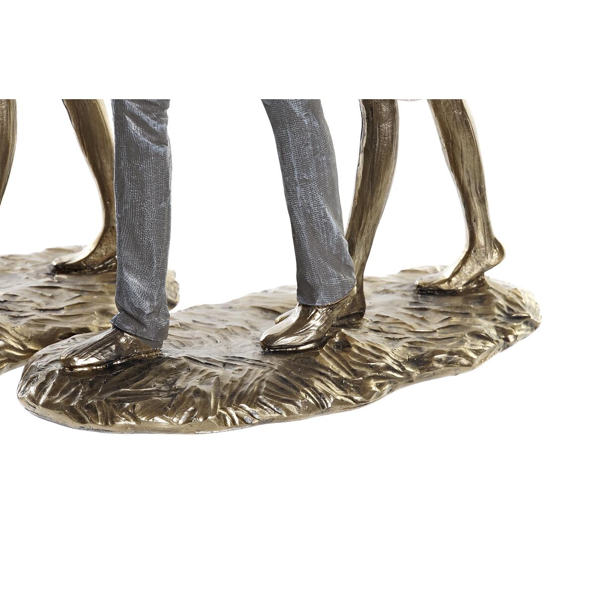 Decorative Figure DKD Home Decor Umbrella Metal Copper Resin Modern Family (17,5 x 8,5 x 31 cm) (2 Units)