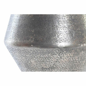 Macetero de metal plateado y cobre envejecido Home Decor (20 x 20 x 17 cm) (2 Unidades)