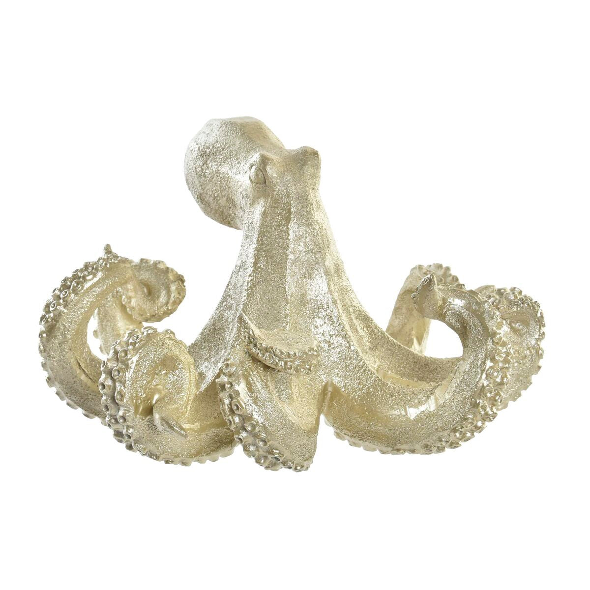 Figurine Décorative Pieuvre Home Decor Doré Résine (25,5 x 24,5 x 15,5 cm)