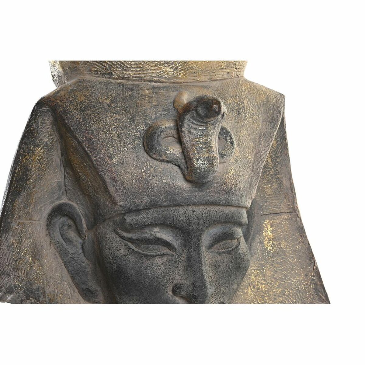 Cache-pot Design Pharaon Egyptien en Métal et Magnésium Doré