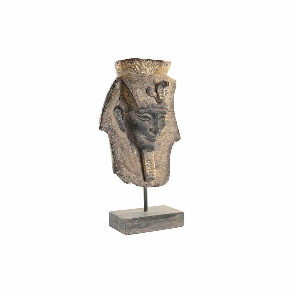 Cache-pot Design Pharaon Egyptien en Métal et Magnésium Doré