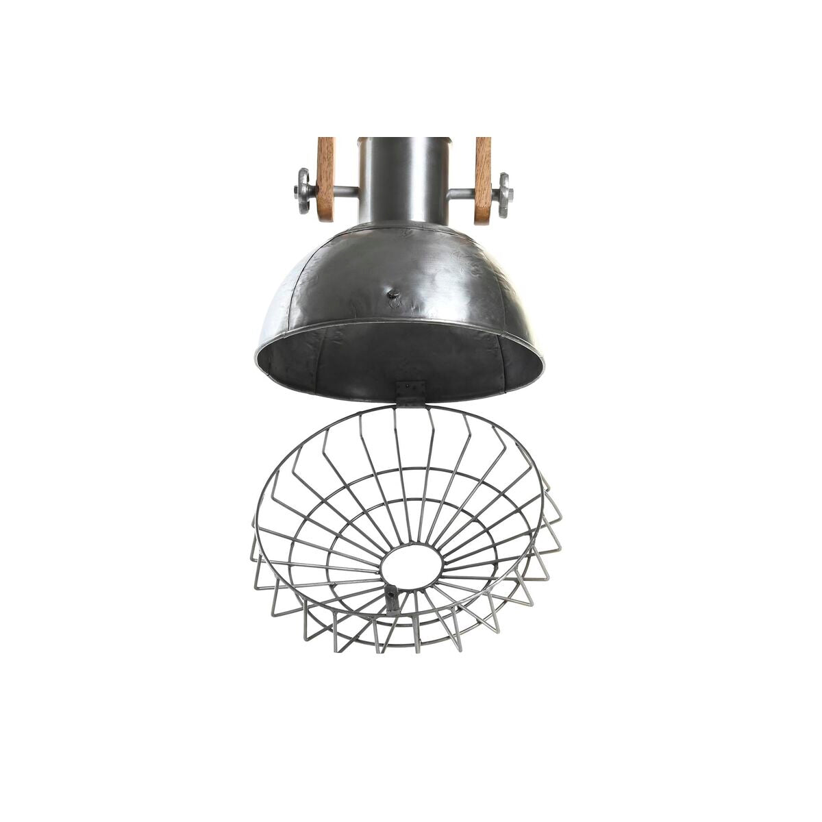 Lámpara Colgante Industrial Home Decor Plata Marrón Plata 50 W (31 x 31 x 44 cm)