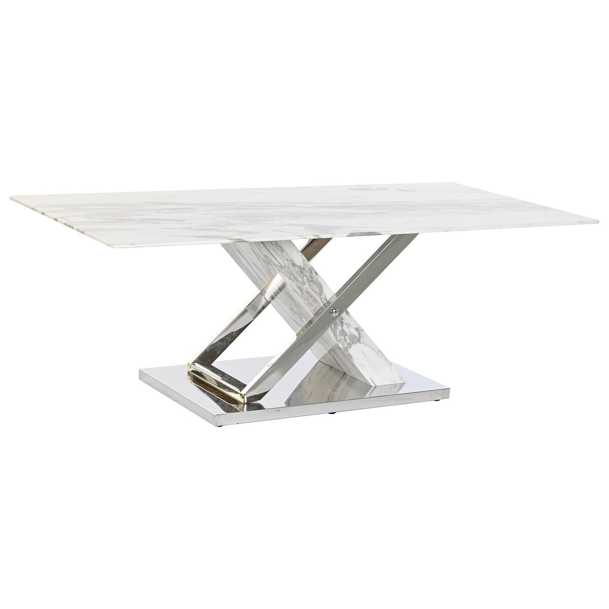 Centre Table DKD Home Decor Crystal Steel (120 x 60 x 42 cm)