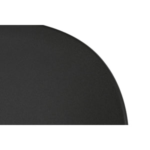 Taburete de diseño en metal negro (52,5 x 49 x 104 cm)