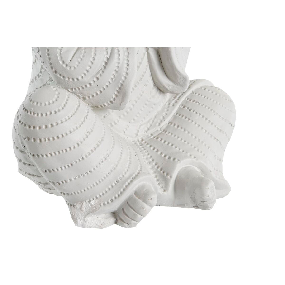 Figurine Décorative Design Moine Oriental Finition vieillie en Magnésium Blanc (24 x 22 x 39 cm) (3 Unités)