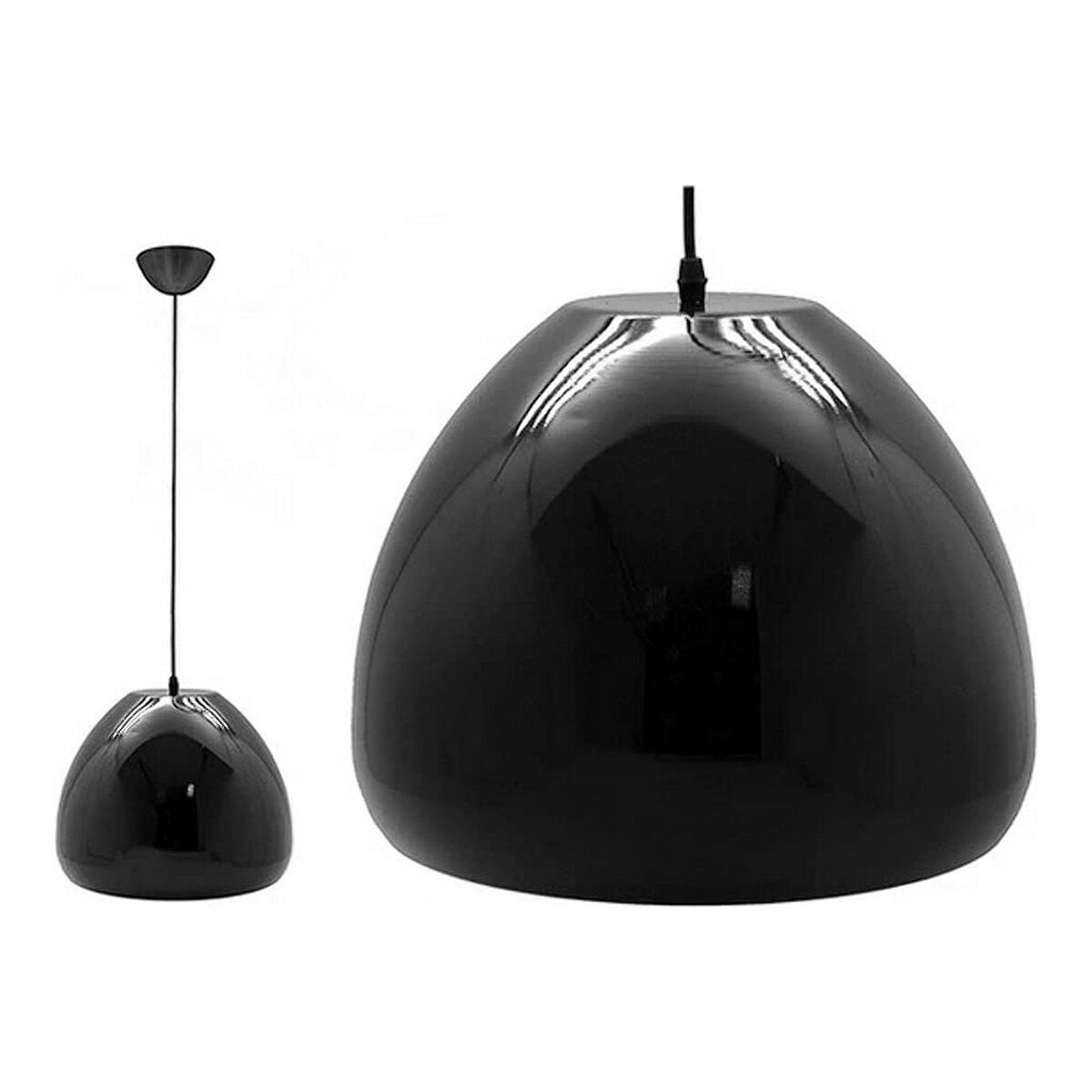 Suspension Design Futuriste Noire (26 cm)
