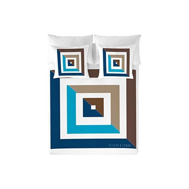 Juego de cama con estampado geométrico visual Devota &amp; Lomba (150 Bed) (240 x 220 cm) 