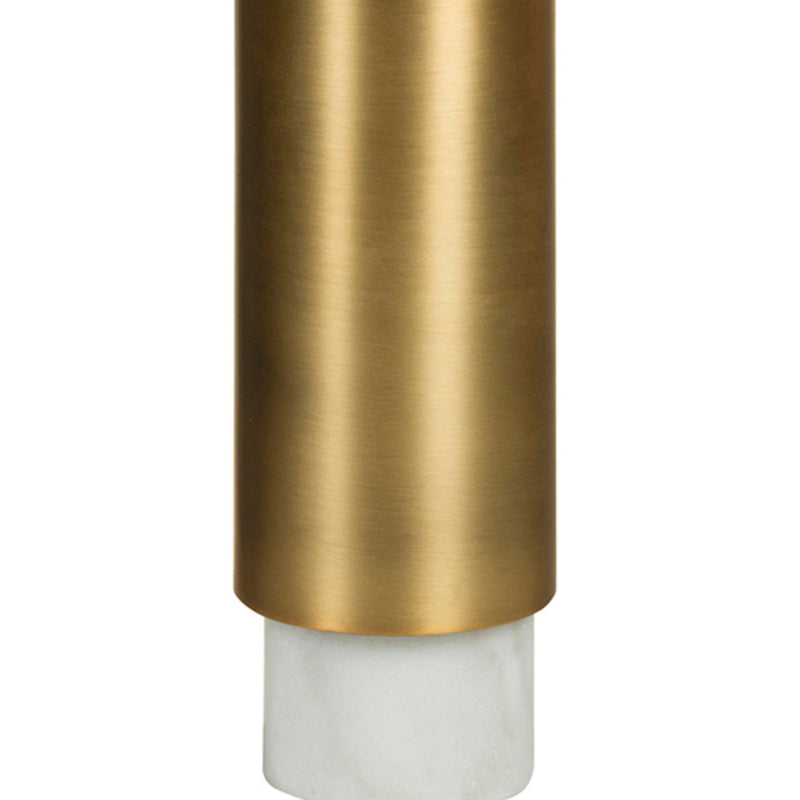 Desk Lamp White Cylinder (40 x 76 x 40 cm)