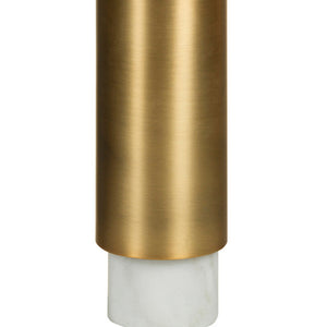 Desk Lamp White Cylinder (40 x 76 x 40 cm)