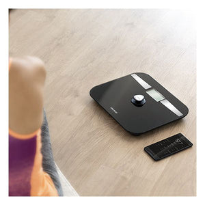 Balance Numérique de Salle de Bain Cecotec EcoPower 10200 Smart Healthy LCD Bluetooth 180 kg Noir Eco-friendly