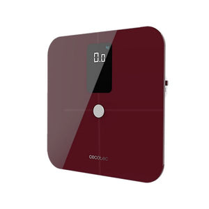 Balance Numérique de Salle de Bain Connectée Couleur Bordeaux Cecotec Surface Precision 10400 Smart Healthy Vision