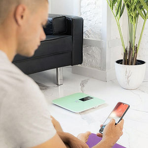 Balance Numérique de Salle de Bain Connectée - Cecotec Surface Precision 10400 Smart Healthy Vision en Vert
