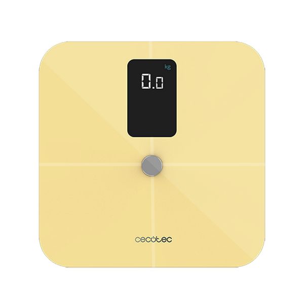 Balance Numérique de Salle de Bain Connectée - Cecotec Surface Precision 10400 Smart Healthy Vision en Jaune
