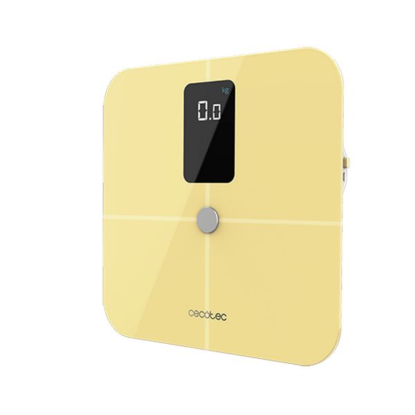 Balance Numérique de Salle de Bain Connectée - Cecotec Surface Precision 10400 Smart Healthy Vision en Jaune