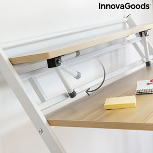 Bureau Pliable avec Étagère Tablezy InnovaGoods