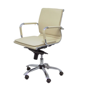 Chaise de Bureau Yeste Confidente P&C 255CBCR Plaque Tournante Crème