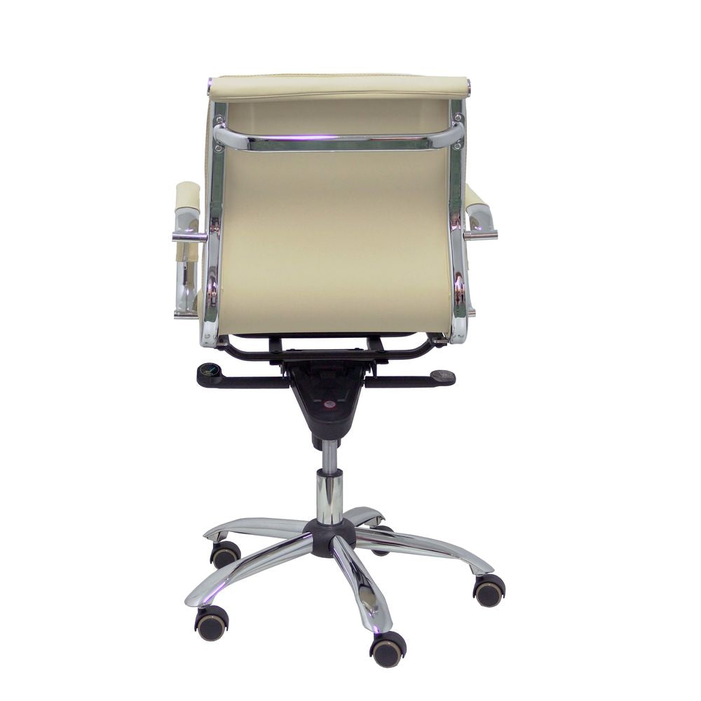 Chaise de Bureau Yeste Confidente P&C 255CBCR Plaque Tournante Crème