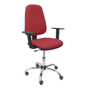 Chaise de Bureau Socovos Bali P&C I933B10 Bordeaux