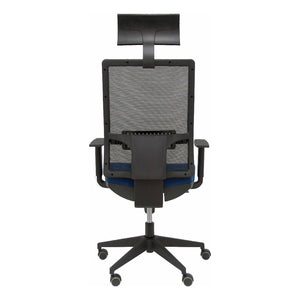 Chaise de Bureau avec Appui-tête Horna  P&C BALI200 Blue marine