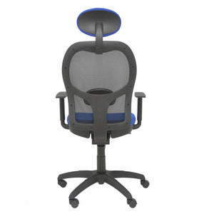 Office Chair with Headrest Jorquera P&C ALI229C Blue
