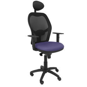 Chaise de Bureau avec Appui-tête Jorquera P&C ALI261C Bleu clair
