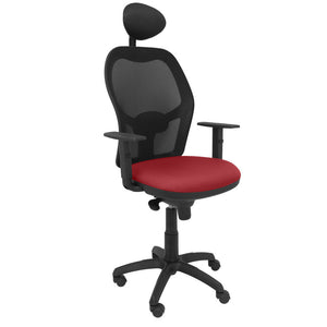 Chaise de Bureau avec Appui-tête Jorquera P&C ALI933C Bordeaux