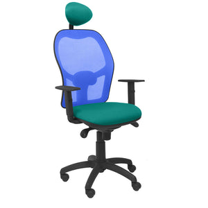 Chaise de Bureau avec Appui-tête Jorquera  P&C BALI39C Vert clair
