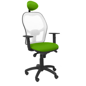 Chaise de Bureau avec Appui-tête Jorquera  P&C BALI22C Vert Pistache