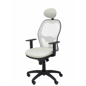 Office Chair with Headrest Jorquera P&C BALI40C Light Grey