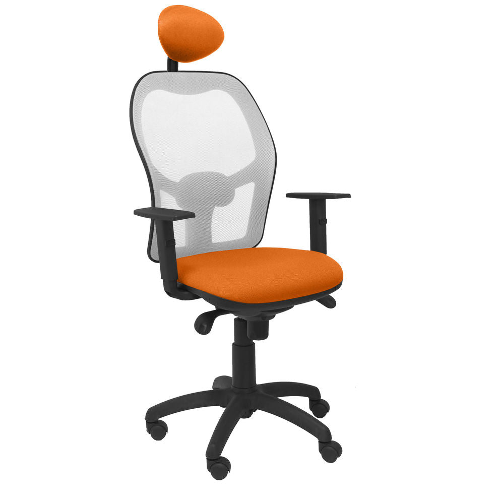 Chaise de Bureau avec Appui-tête Jorquera P&C ALI308C Orange