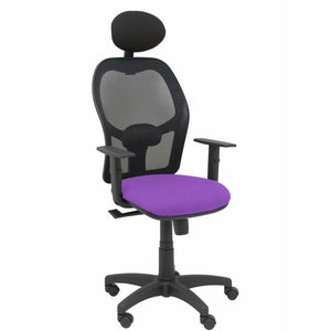 Office Chair with Headrest P&C B10CRNC Lilac