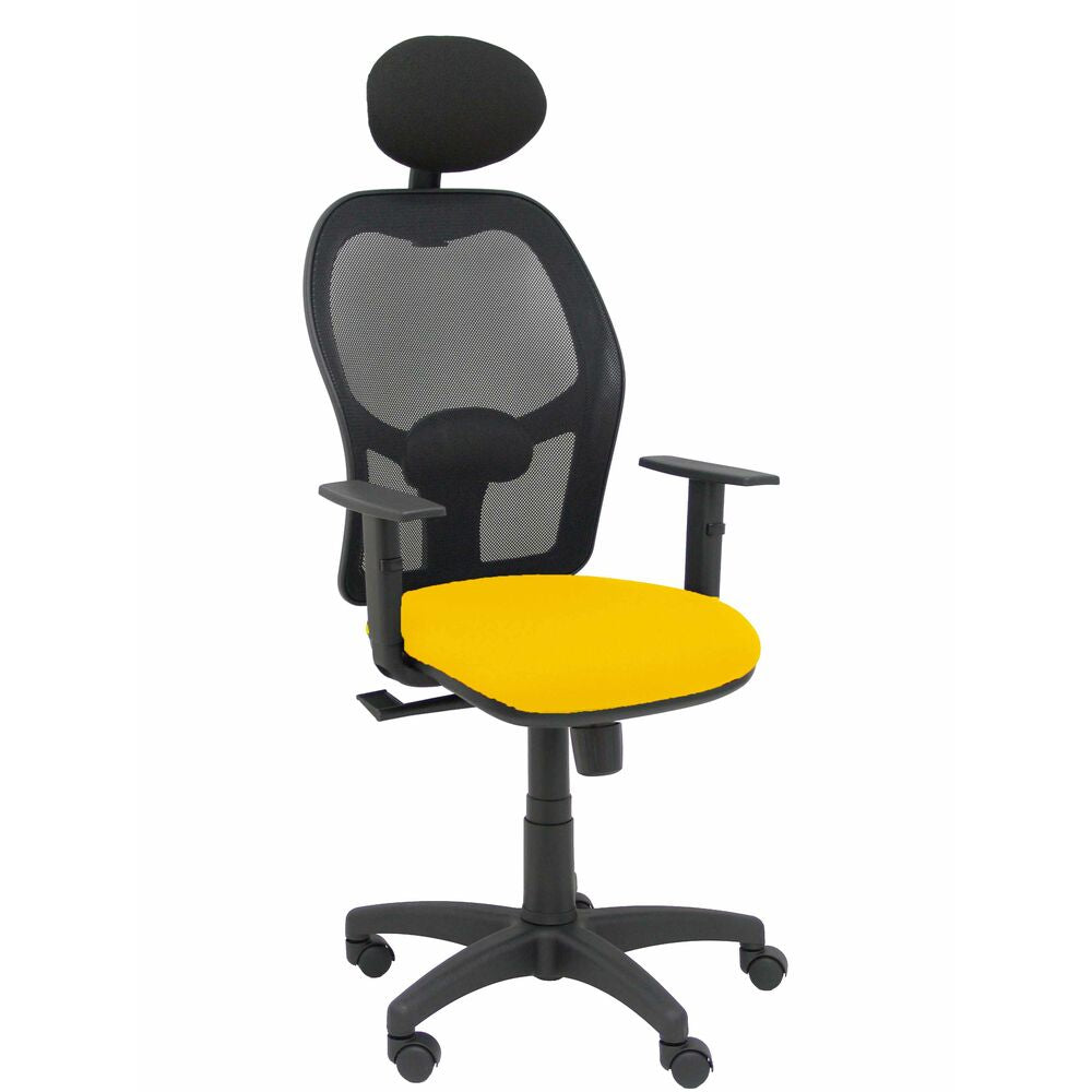 Office Chair with Headrest P&C B10CRNC Yellow