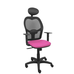 Office Chair with Headrest P&C B10CRNC Pink